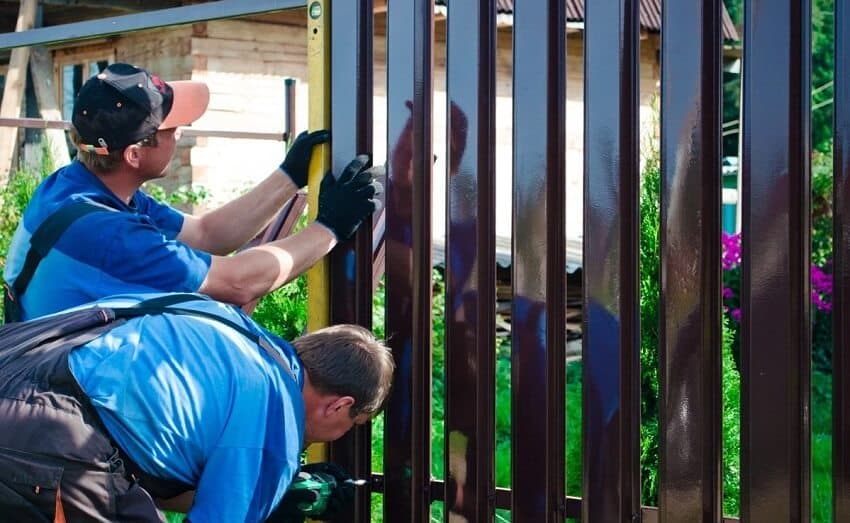 Установка заборов